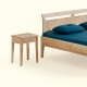 Kalmera Bed in Solid Beech Wood