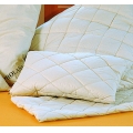 Organic Camel Hair Down Pillows - Quilted Sateen Covers