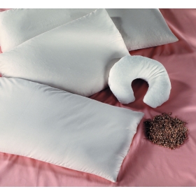 Organic Spelt Husk Pillows - Percale Covers