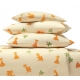 Giraffe and Teddy - in Sateen or Brushed Cotton